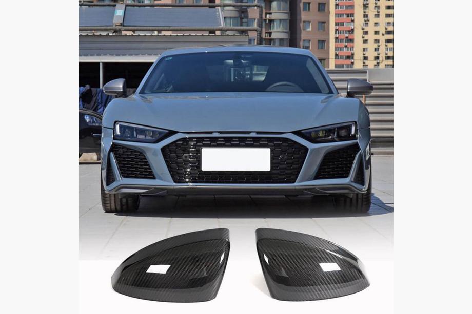Audi R8 2015- гг. Накладки на Зеркала Replacement Style (Карбон) Image