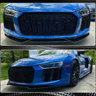 Audi R8 2015- гг. Накладка на передний бампер Lip V1 (2015-2020, Карбон) фото 5
