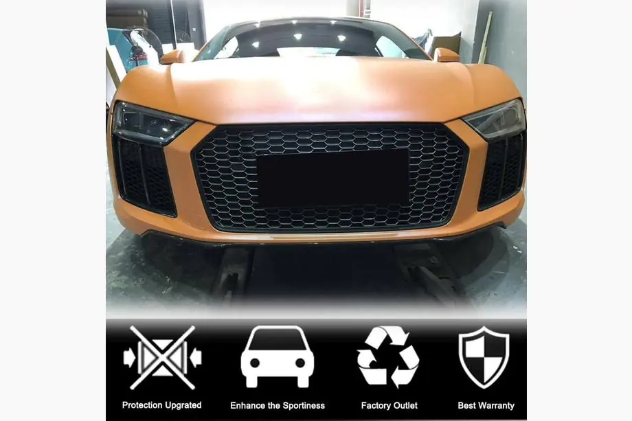 Audi R8 2015- гг. Накладки на передний бампер V1 (2015-2020, Карбон) Фото 3