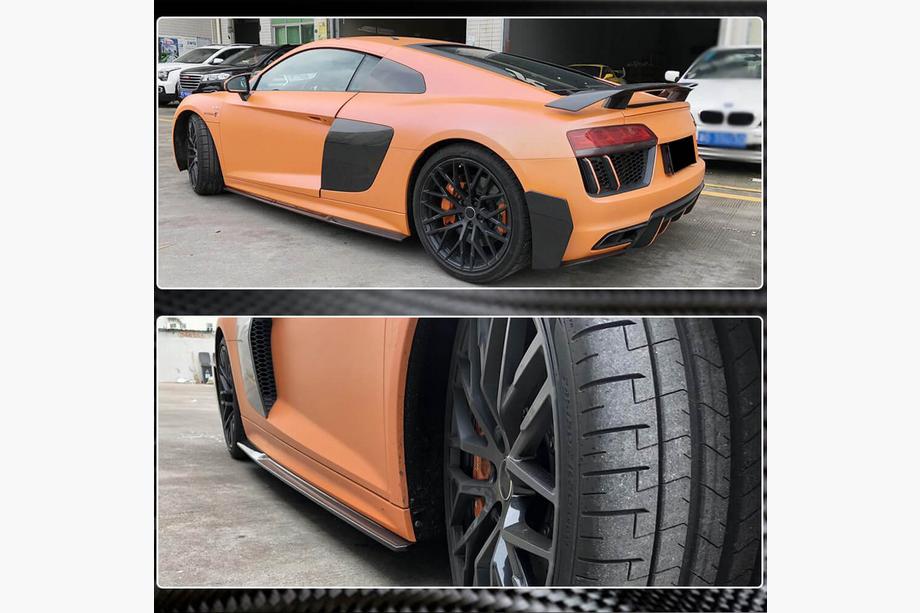 Audi R8 2015- гг. Боковые пороги V3 (Карбон) Фото 3
