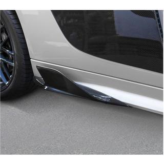 Боковые сплиттеры порогов (Карбон) V2 Audi R8 2015- гг. фото 4