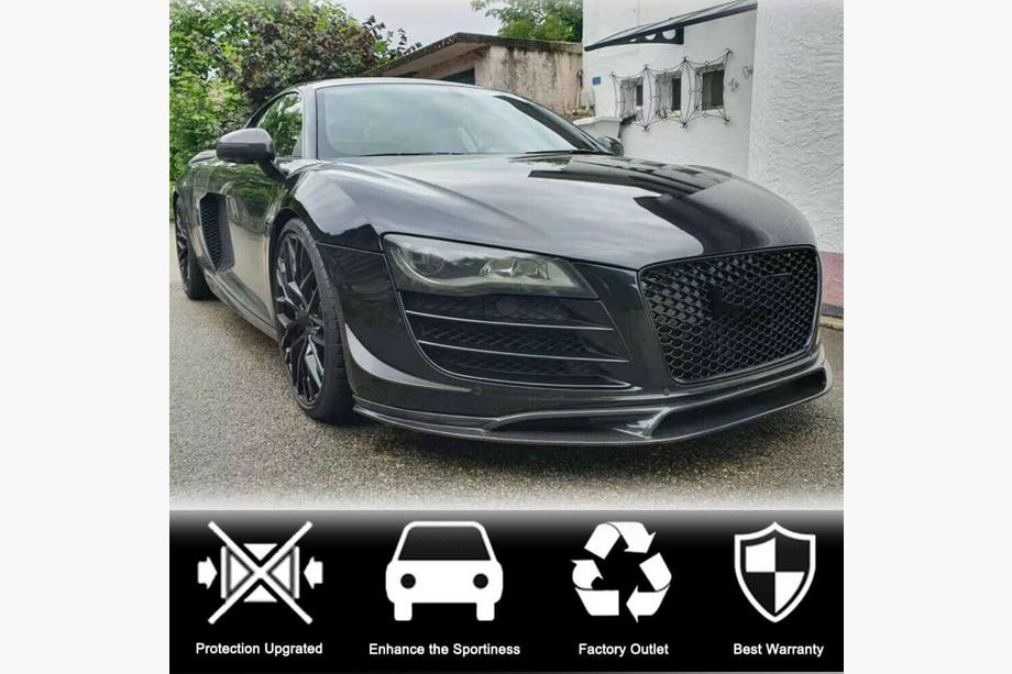 Audi R8 2006-2015 гг. Передний Лип Бампера (Карбон) V2 Фото 2