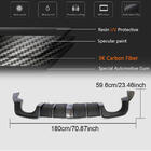 Audi A3 2012-2020 гг. Задний диффузор бампера (Карбон) (с LED стоп-сигналом) V2 фото 5