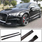 Audi A3 2012-2020 гг. Боковые пороги (для RS3 Sedan 2017-2019, Карбон) фото 1