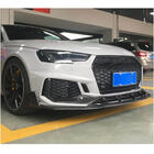 Audi A4 B9 2015-2024 гг. Передняя губа бампера Lip V1 для RS4 Avant 2019-2021 Карбон фото 3
