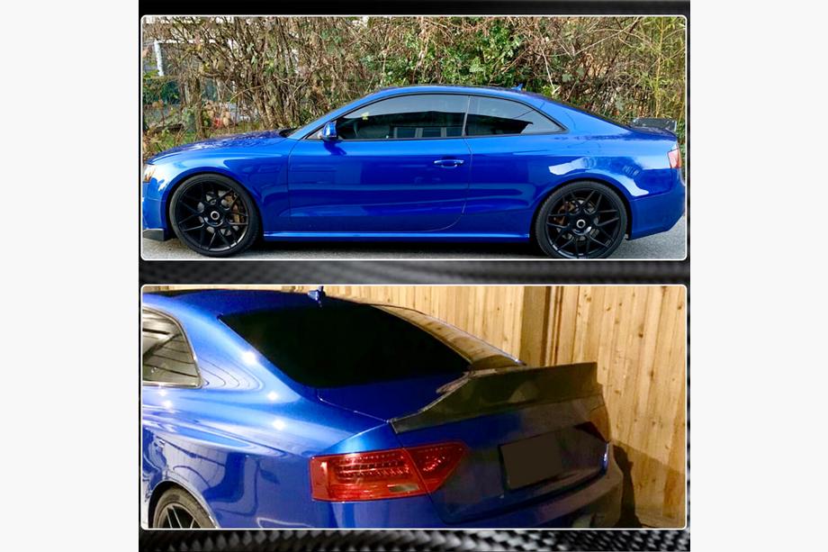 Audi A5 2007-2015 гг. Спойлер V3 (для Coupe, Карбон) Фото 4