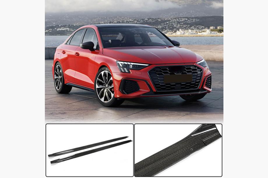 Audi A3 2020- гг. Боковые пороги (для S3 Sedan, карбон) Image
