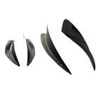 Передняя губа бампера (для S-Line SD 2012-2016, Карбон) фото 4