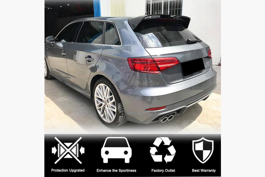 Audi A3 2012-2020 гг. Спойлер V2 (для S-Line HB, Карбон) Фото 2