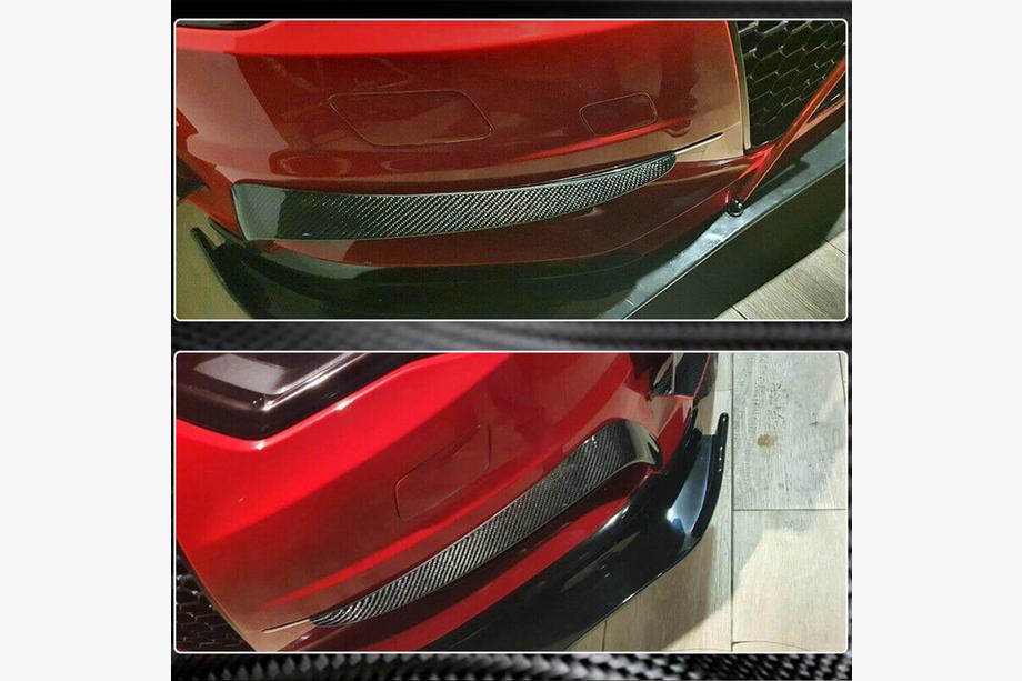 Audi A3 2012-2020 гг. Накладки на противотуманки (для S-Line Sedan 2012-2016, Carbon) Фото 3
