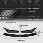 Audi A3 2012-2020 гг. Накладка на передний бампер Lip V2 (для S-Line Sedan 2017-2020, Карбон) фото 4