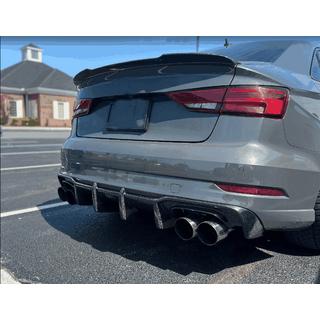 Диффузор Заднего Бампера (FRP) Audi A3 2012-2020 гг. фото 2