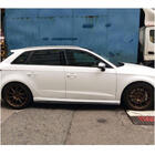 Audi A3 2012-2020 гг. Боковые Пороги V1 (для S-Line HB, Карбон) фото 2
