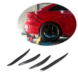 Задний диффузор (для S-Line Sedan 2012-2016, Карбон) фото 1