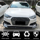 Audi A4 B9 2015-2024 гг. Накладка на передний бампер Lip V1 (для S-Line Sedan 2015-2019, Карбон) фото 2