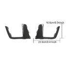 Audi A4 B9 2015-2024 гг. Передние воздухозаборники противотуманных фар (Карбон) V2 фото 7