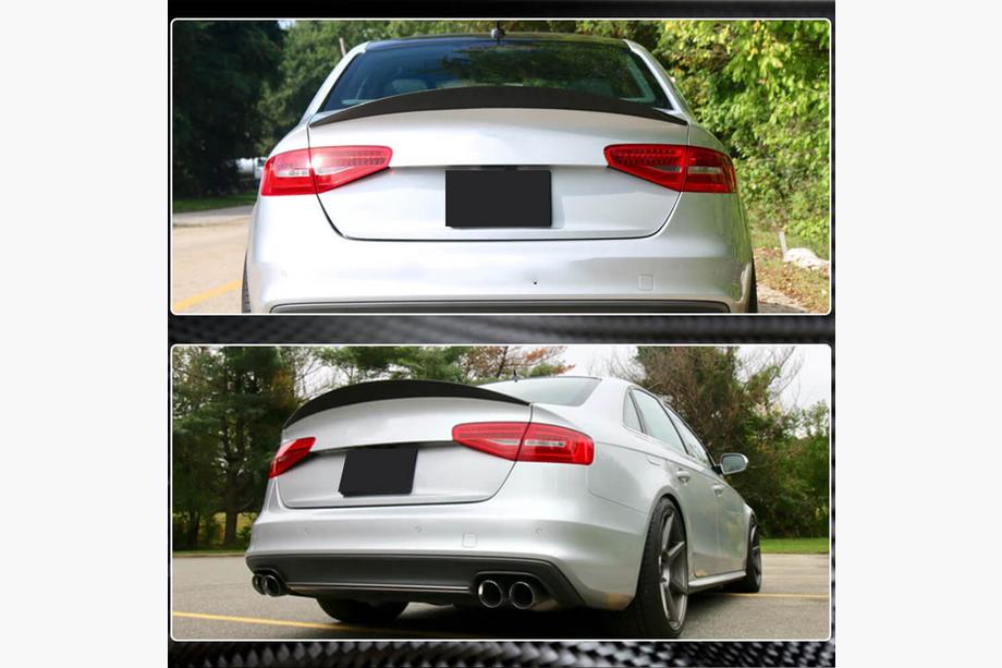 Audi A4 B8 2007-2015 гг. Задний спойлер (для S4 2013-2016, Карбон) Фото 6