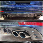 Audi A4 B9 2015-2024 гг. Диффузор заднего бампера V2 (для S-Line Sedan 2015-2019, Карбон) фото 3