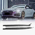 Audi A5 2016-2025 гг. Боковые Пороги 2021-2025 V2 (для Sportback, Карбон) фото 1