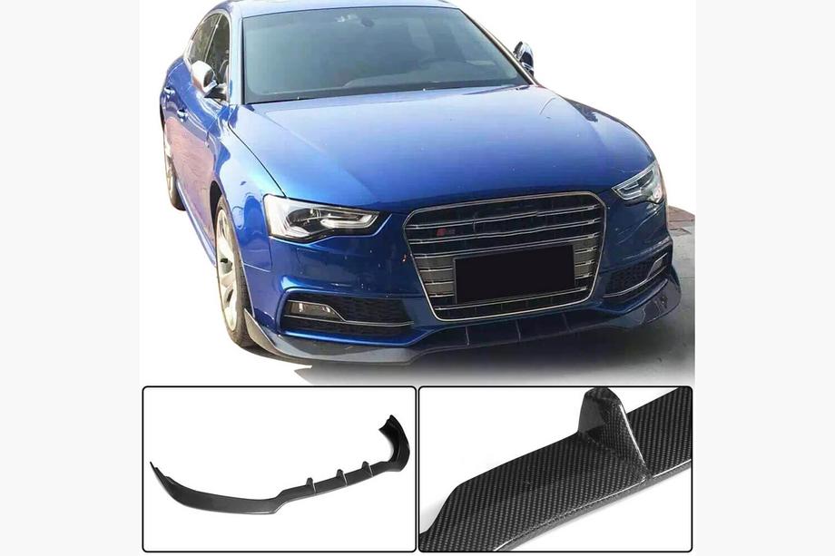 Audi A5 2007-2015 гг. Передний Бампер Лип V3 для S-Line 2012-2015 Карбон Image