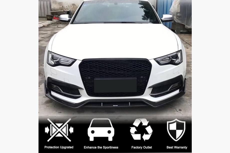 Audi A5 2007-2015 гг. Накладки на противотуманные фары (для S-Line 2012-2015, Карбон) Фото 2
