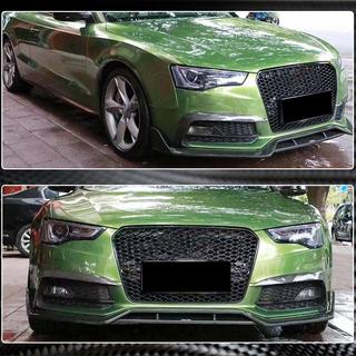 Накладки на Противотуманные Фары (для S-Line 2012-2015, ABS) Audi A5 2007-2015 гг. фото 4