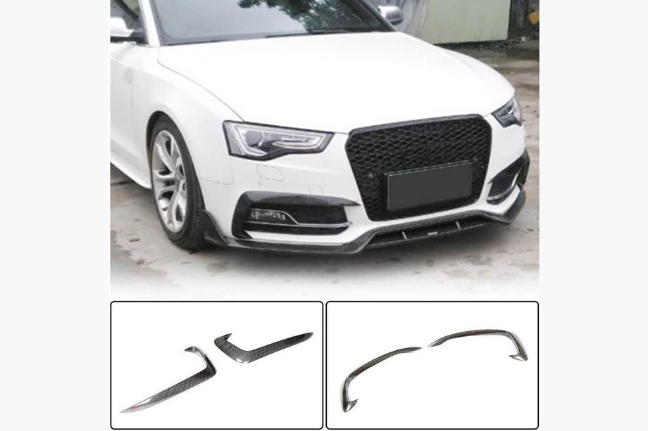 Audi A5 2007-2015 гг. Накладки на Противотуманные Фары (для S-Line 2012-2015, ABS) Image