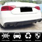 Audi A5 2007-2015 гг. Диффузор заднего бампера V2 (для S-Line 2012-2015, Карбон) фото 2