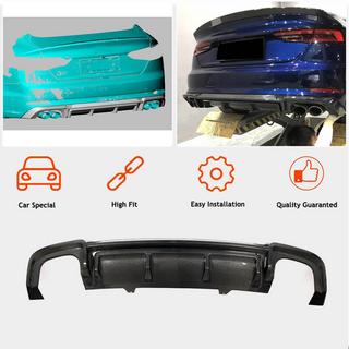 Диффузор заднего бампера (для S-Line 2016-2020, Пластик) Audi A5 2016-2025 гг. фото 3