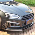 Audi A5 2016-2025 гг. Передний Лип-спойлер V2 (для S-Line 2021-2025, Карбон) фото 2