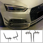 Audi A5 2016-2025 гг. Накладки на передний бампер Flap V2 (для S-Line 2016-2020, Карбон) фото 1