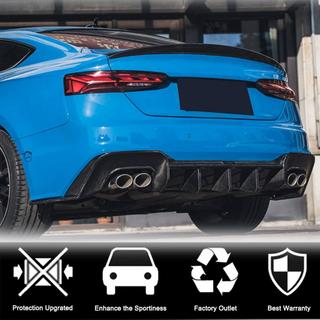 Диффузор Заднего Бампера (Карбон) V2 Audi A5 2016-2025 гг. фото 3