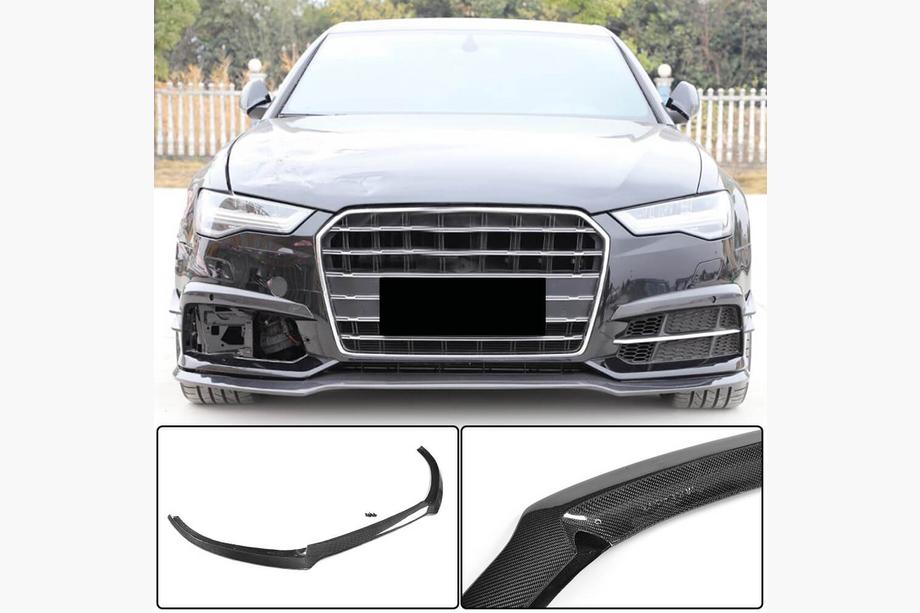 Audi A6 C7 2011-2017 гг. Передний Бампер Лип Карбон V3 для S-Line 2014-2018 Фото 1