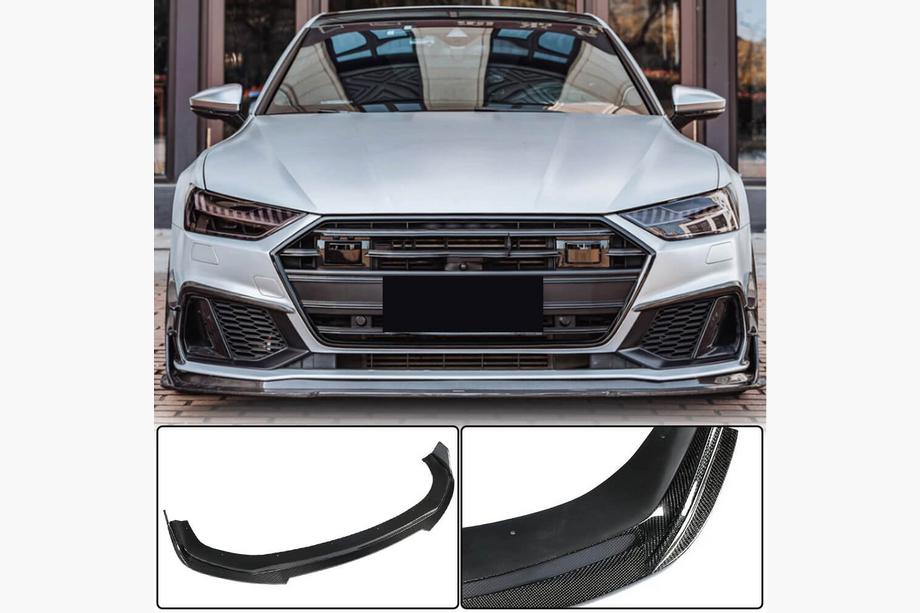 Audi A7 2018- гг. Передний бампер Лип-спойлер (для S-Line 2018-2022, ABS) Image