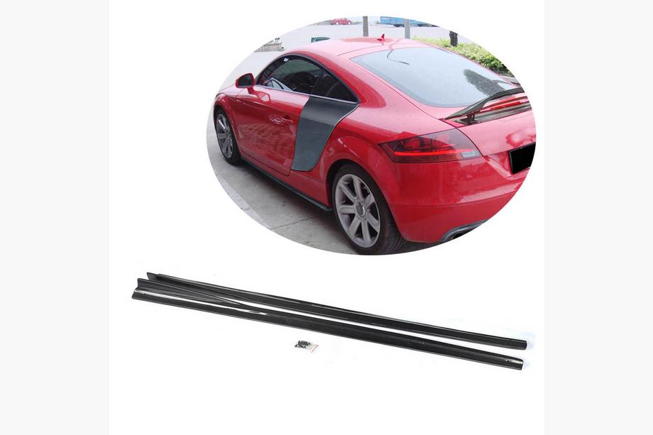 Audi ТТ 2006-2014 гг. Боковые Пороги V1 (Карбон) Image