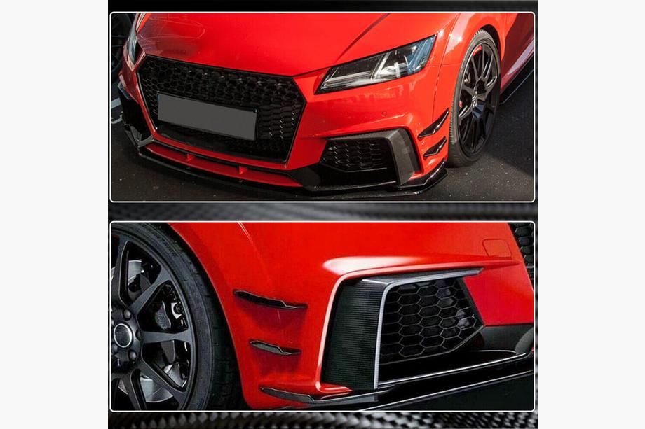 Audi TT 2014-2023 гг. Накладки на противотуманные фары (для RS, 2016-2019, Пластик) Фото 4