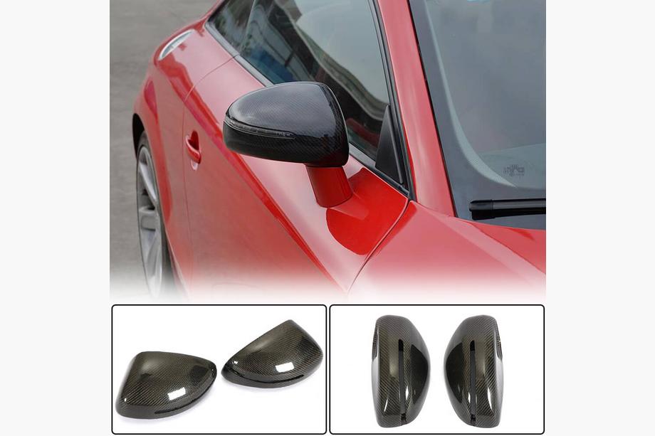 Audi TT 2006-2014 гг. Накладки на Зеркала (Карбон) Фото 2
