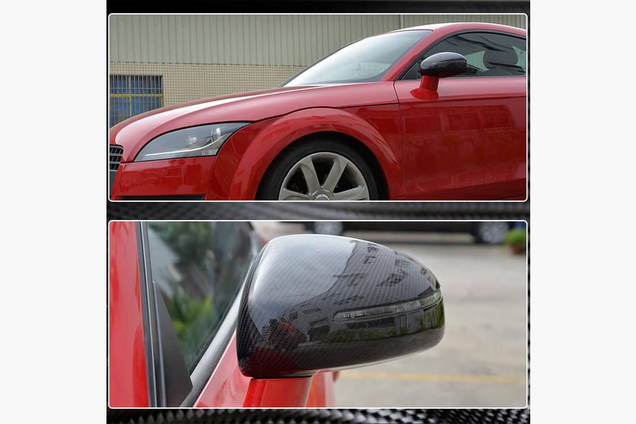 Audi TT 2006-2014 гг. Накладки на Зеркала (Карбон) Фото 5