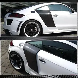Карбоновые накладки на заднюю четверть (Coupe) Audi TT 2006-2014 гг. фото 4