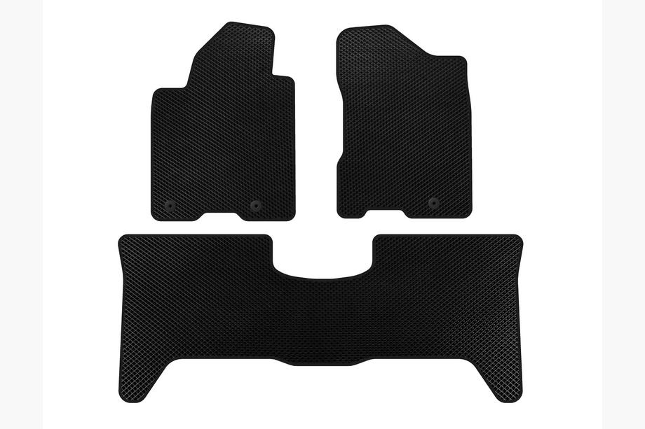 Nissan Armada 2003-2015 гг. Коврики EVA (2 ряда, 2003-2008 Черный) Image