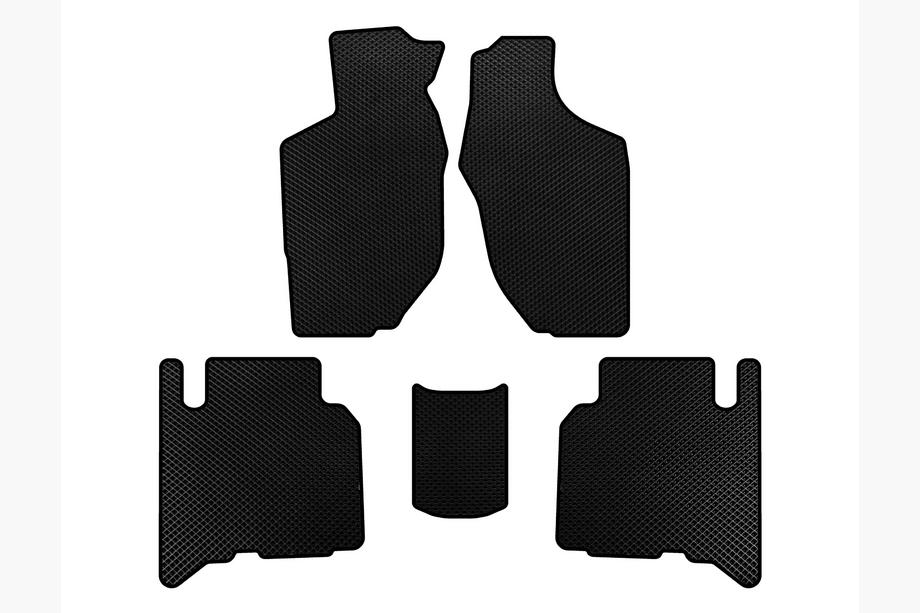 Opel Frontera 1998-2003 гг. Коврики EVA (5-дверный, Черный) Image