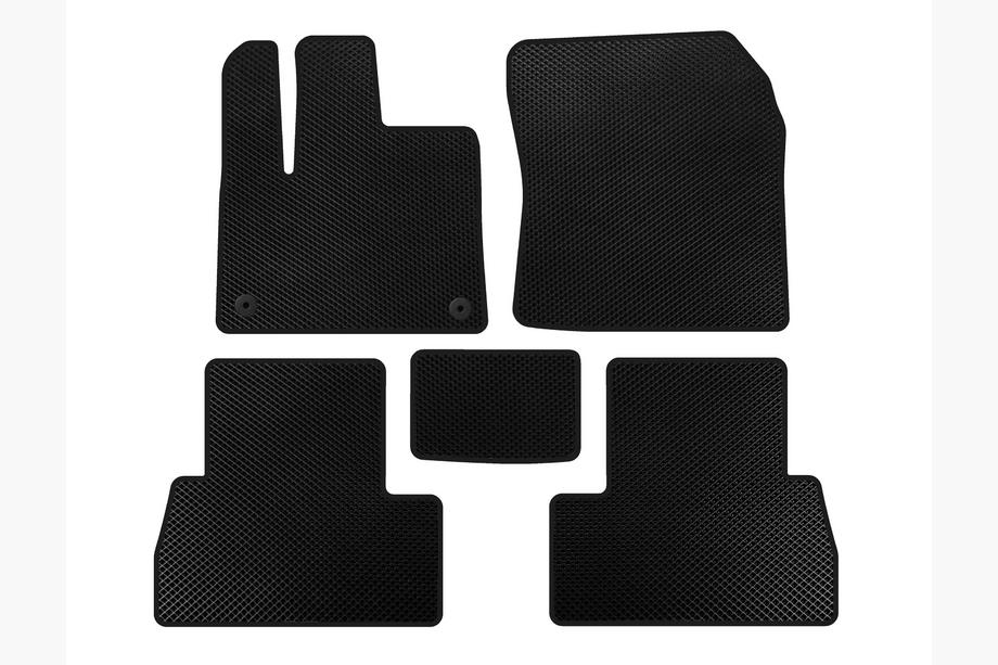 Peugeot Partner/Rifter 2019- гг. Коврики EVA (Длинная база, Черный) Image