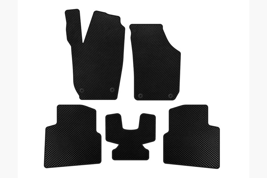 Skoda Roomster 2006-2015 гг. Коврики EVA (Черный) Image