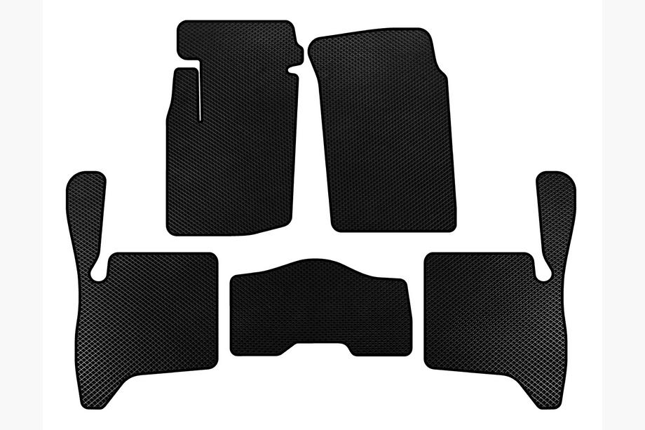 Suzuki Vitara 1998-2006 гг. Коврики EVA (3-дверный, Черный) Image