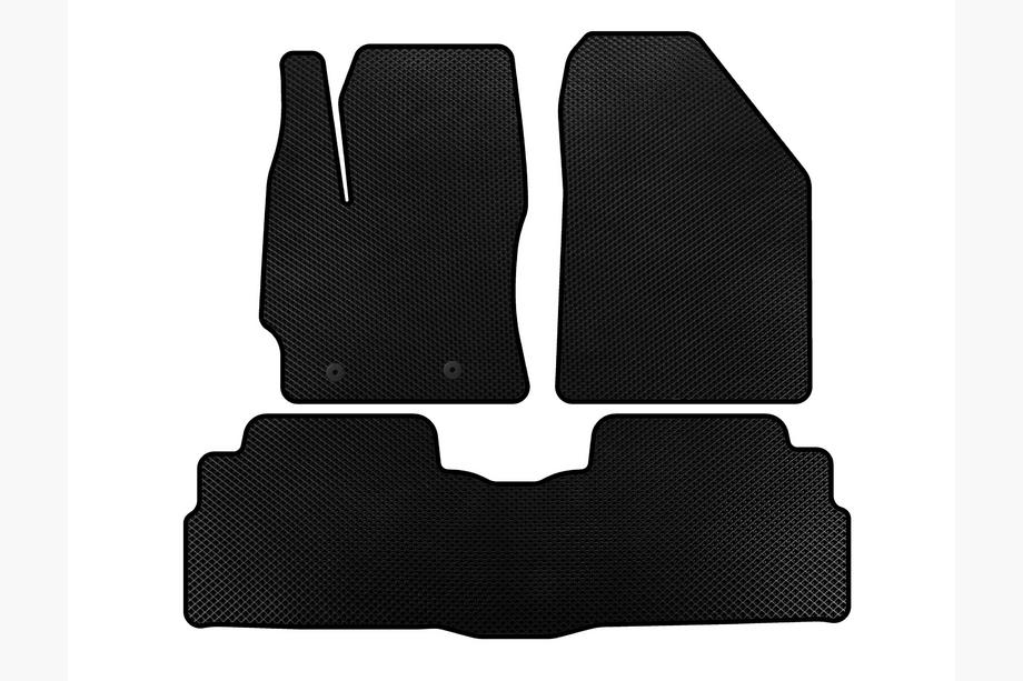 Toyota Verso 2009–2018 гг. Коврики EVA (2 ряда, 7-местный, Черный) Image