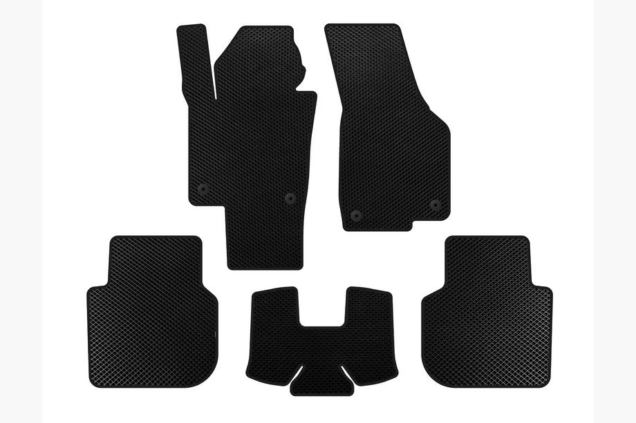 Volkswagen Passat B8 2015-2023 гг. Коврики EVA (2015-2019, SD, Черный) Image