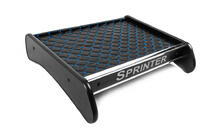 Полка на панель (Черная с синей строчкой) фото 3 Полка на панель (Черная с синей строчкой) фото 3