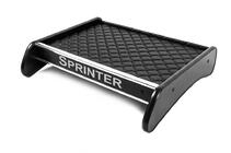 Полка на панель (Черная с черной строчкой) фото 3 Полка на панель (Черная с черной строчкой) фото 3