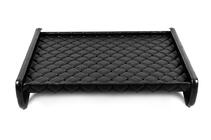 Полка на панель (Черная с черной строчкой) фото 4 Полка на панель (Черная с черной строчкой) фото 4