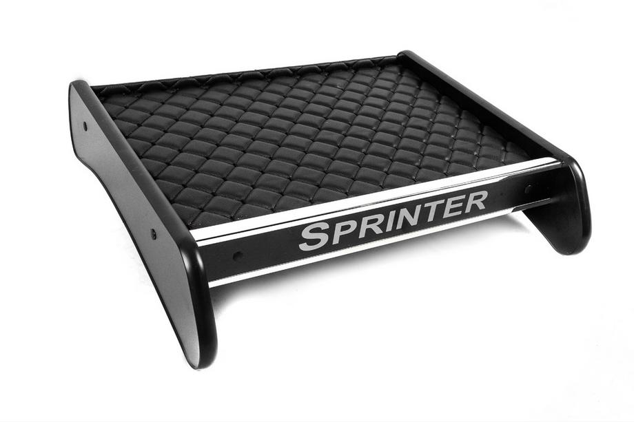 Полка на панель (Черная с черной строчкой) Image Полка на панель (Черная с черной строчкой) Image